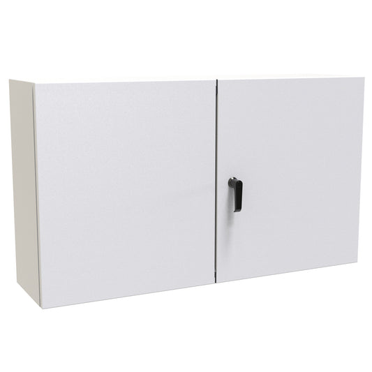 Hammond EN4TD244210LG N12 Two Door Eclipse Enclosure. - 24" x 42" x 10" - Steel/Light Gray