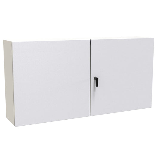Hammond EN4TD306012LG N12 Two Door Eclipse Enclosure. - 30" x 60" x 12" - Steel/Light Gray