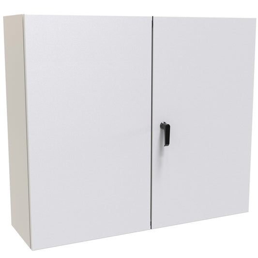 Hammond EN4TD364212LG N12 Two Door Eclipse Enclosure. - 36" x 42" x 12" - Steel/Light Gray
