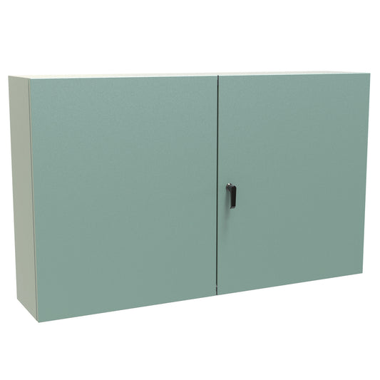 Hammond EN4TD366012GY N12 Two Door Eclipse Enclosure. - 36" x 60" x 12" - Steel/Gray