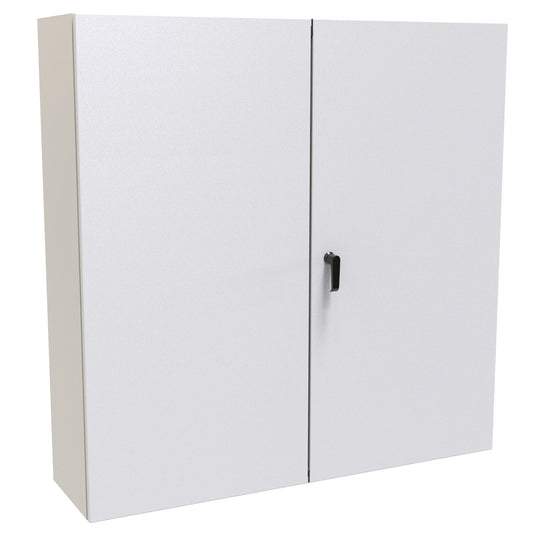 Hammond EN4TD484812LG N12 Two Door Eclipse Enclosure. - 48" x 48" x 12" - Steel/Light Gray