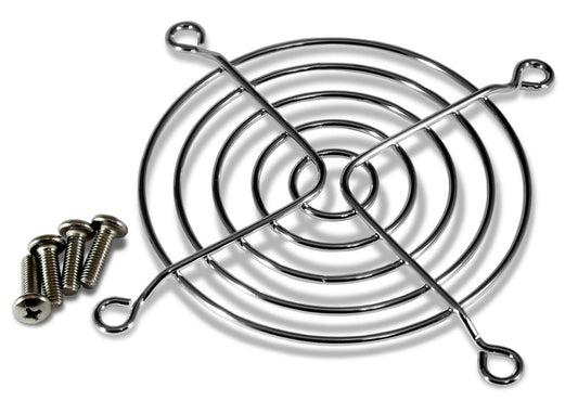 Hammond FAN80FG Metal Fan Guard for 80 mm Tube Axial Fan, Includes Mounting Hardware.