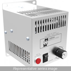 Hammond FLHTF800A115 Enclosure Heater, 800W, 115VAC with Thermostat