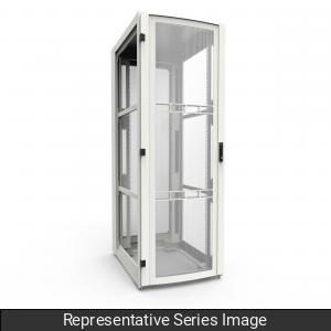 Hammond H1AD3148BK Air Dam Kit for H1 48U, 31.5" Wide Cabinet, Steel, Black.