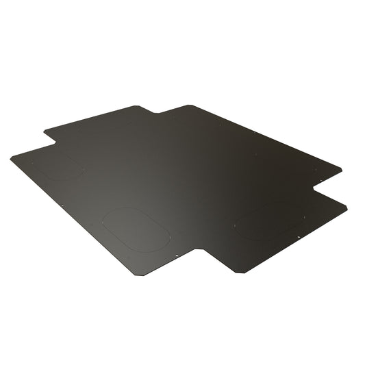 Hammond H1BS3042BK Solid Steel Bottom Panel for H1 Cabinet with Cable Entry Knockouts, Black, Fits 30" W x 42" D Cabinets