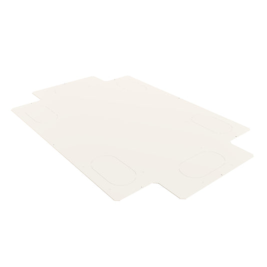 Hammond H1BS3048WH Solid Steel Bottom Panel for H1 Cabinet with Cable Entry Knockouts, White, Fits 30" W x 48" D Cabinets