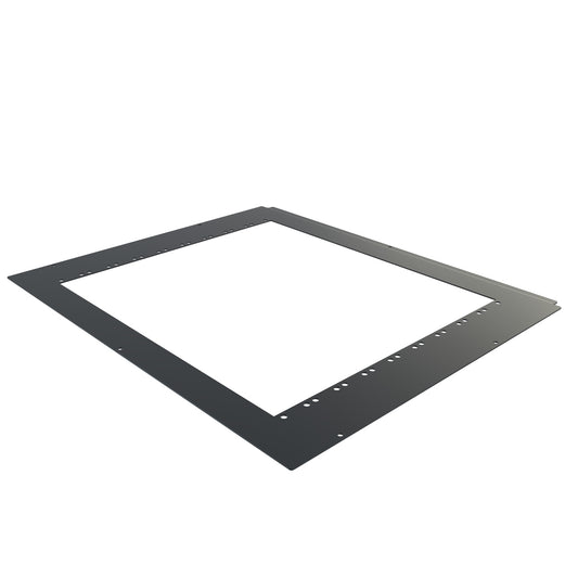 Hammond H1TR24BK Rear Cable-Entry Top Panel for H1 24" Wide Cabinet, Steel, Black.