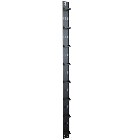 Hammond H1VRM48UBK Vertical Rack Manager for H1 48U Cabinet, Steel, Black.