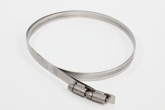 Hammond HCLAMP1 Stainless Steel Pole-Mount Strap Clamp, for PMB Series Kits, Up to 7" Pole Diameter.