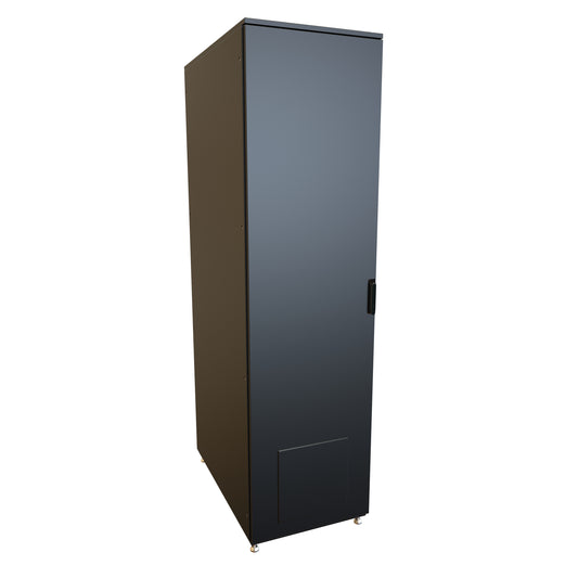Hammond HDME22610BK NEMA 12 Sealed Server Rack Cabinet, 47U, 89.02" H x 23.62" W x 39.37" D, 3,000 lb Capacity, Black.