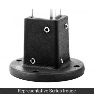 Hammond R147-030-200R Heavy-Duty Cast-Iron Base, Cast Iron, for 80 mm Suspension Systems.