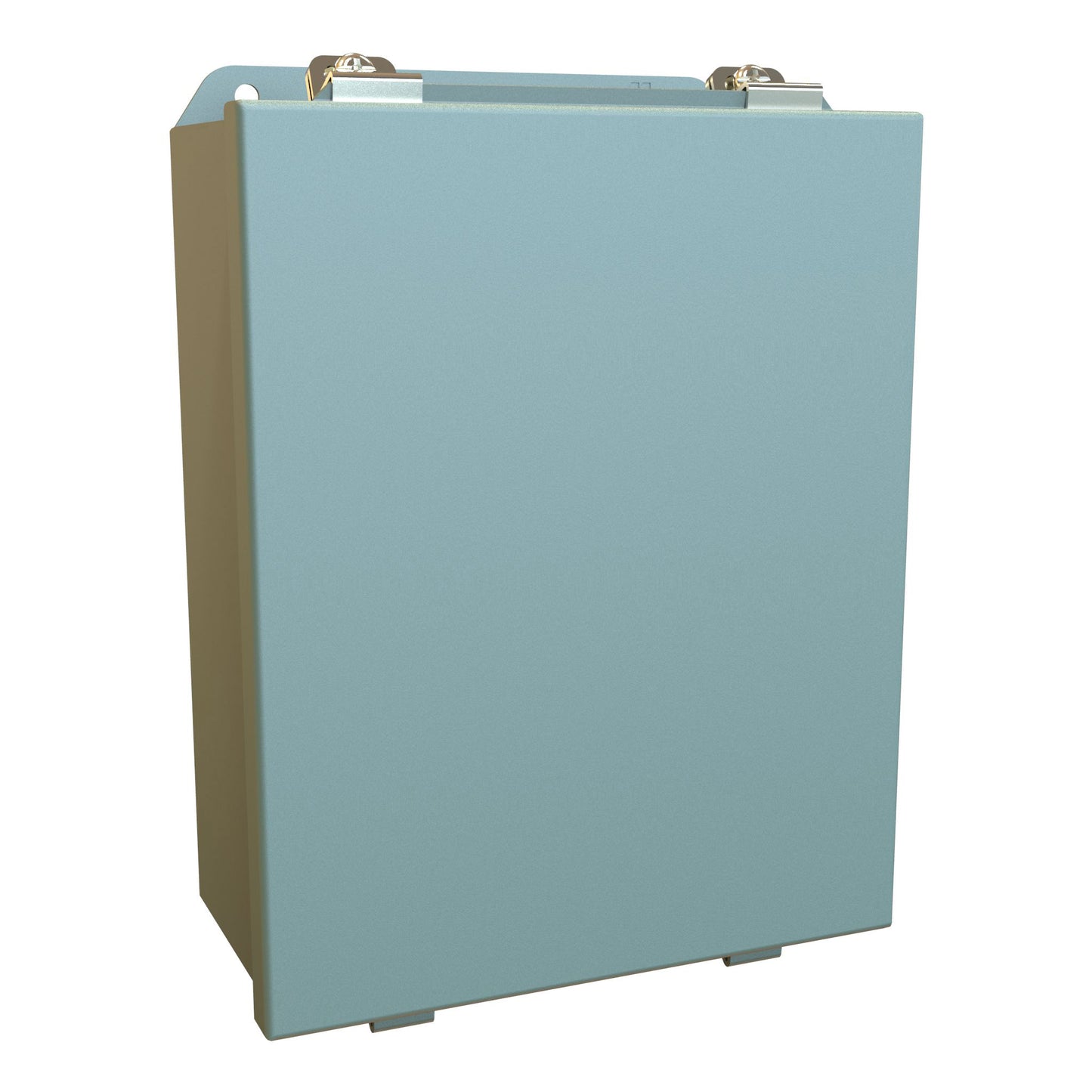 Hammond HJ1084LP N4,12 J Mild Steel Junction Box, Lift-Off Cover with Clamps - 10" x 8" x 4" - Gray