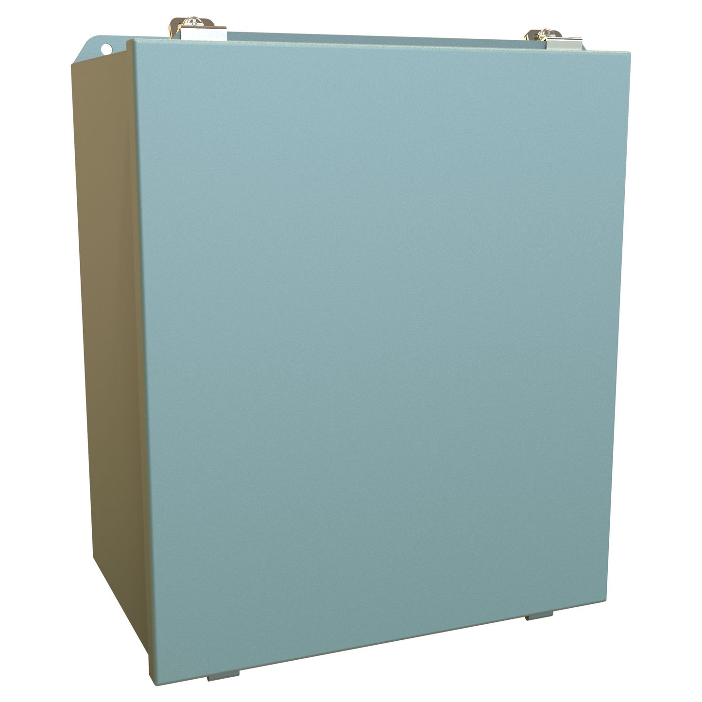 Hammond HJ14128LP N4,12 J Mild Steel Junction Box, Lift-Off Cover with Clamps - 14" x 12" x 8" - Gray
