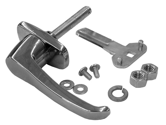 Hammond AHK1 Type 12 Non-Locking Handle Kit, 1-Point Latch, Clockwise Rotation, For Most 1418 Series Single Door Enclosures.