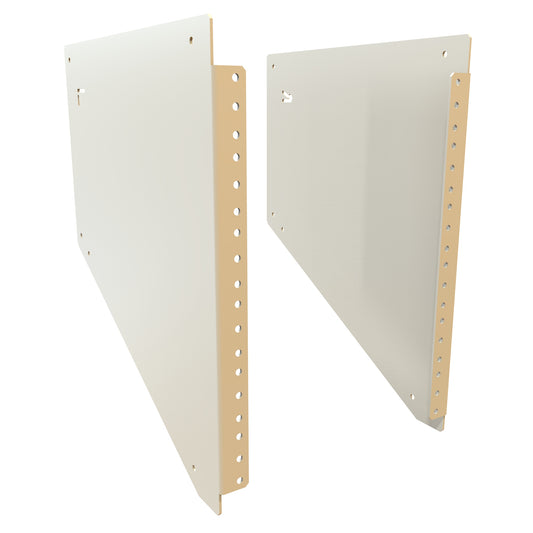 Hammond HLP6UFR Fixed Mounting Rail Kit, 6U, Threaded 10-32 Rails, Five Mounting Positions, 19.00" Rack Width.