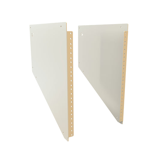 Hammond HLP8UFR Fixed Mounting Rail Kit, 8U, Threaded 10-32 Rails, Five Mounting Positions, 19.00" Rack Width.