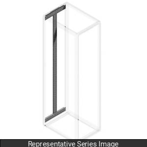 Hammond HGV75 HME Vertical Grid Strap Pair, 75 mm W x 750 mm L, Flush-Mount Brackets, 14-Gauge Galvanized Steel.