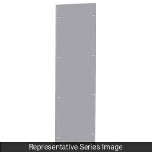 Hammond HSP228 HME Side Panel Pair, Type 12, RAL 7035 Light Gray, for 2200 H x 800 D mm Cabinet, Grounding Studs Included.