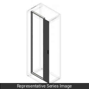 Hammond HMESWF168 HME 19" Swing Frame for 1600 x 800 mm Cabinet, 10-32 Threaded Rails, Black.
