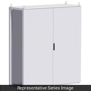 Hammond HMET14126 Modular Double Door Enclosure - 1400mm x 1200mm x 600mm - Steel/Light Gray