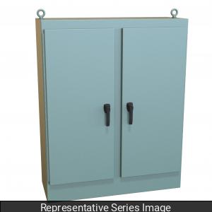 Hammond HN4FS724824DA N4 2DR Freestanding Enclosure 72" x 48" x 24" Dual