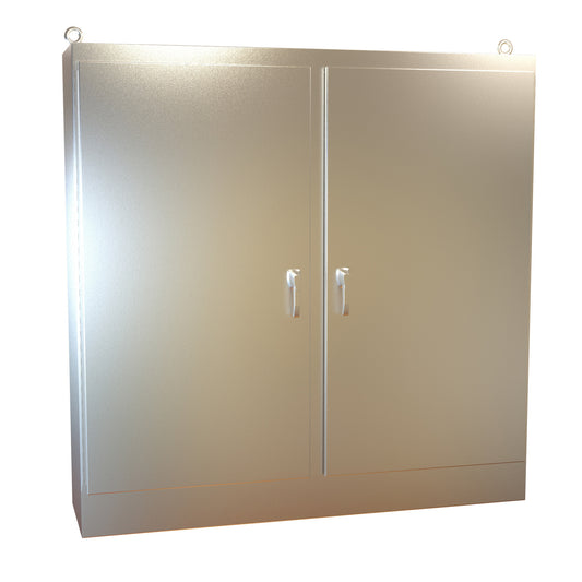 Hammond HN4FS727218SS N4X 2 Door Freestanding Enclosure - 72" x 72" x 18" - 304 Stainless Steel