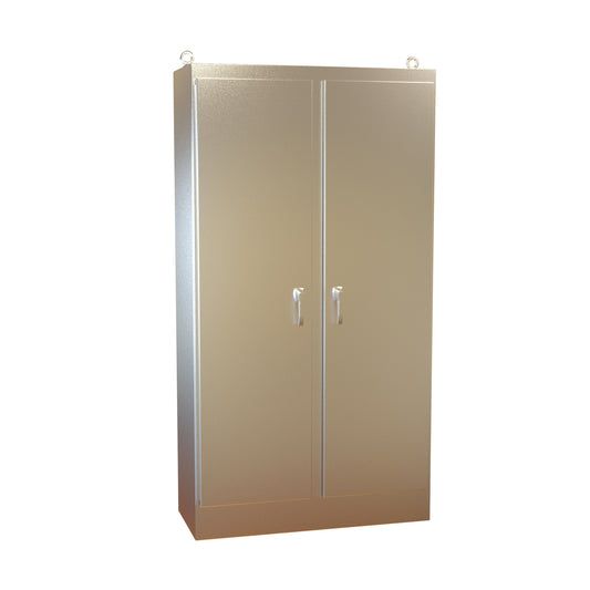 Hammond HN4FS904820SS N4X 2 Door Freestanding Enclosure - 90" x 48" x 20" - 304 Stainless Steel