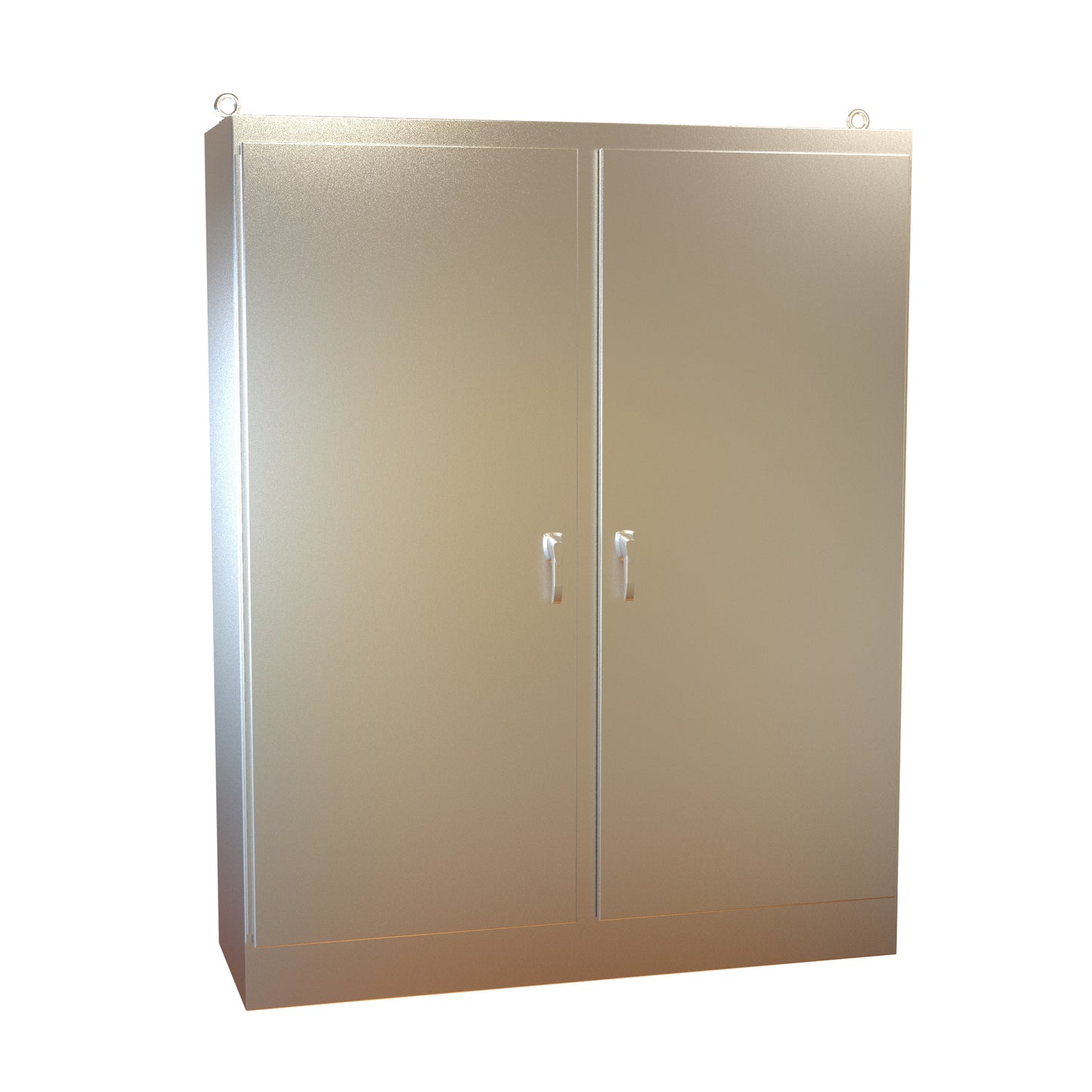 Hammond HN4FS907224SS N4X 2 Door Freestanding Enclosure - 90" x 72" x 24" - 304 Stainless Steel