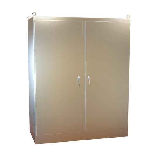 Hammond HN4FS907236SS N4X 2 Door Freestanding Enclosure - 90" x 72" x 36" - 304 Stainless Steel