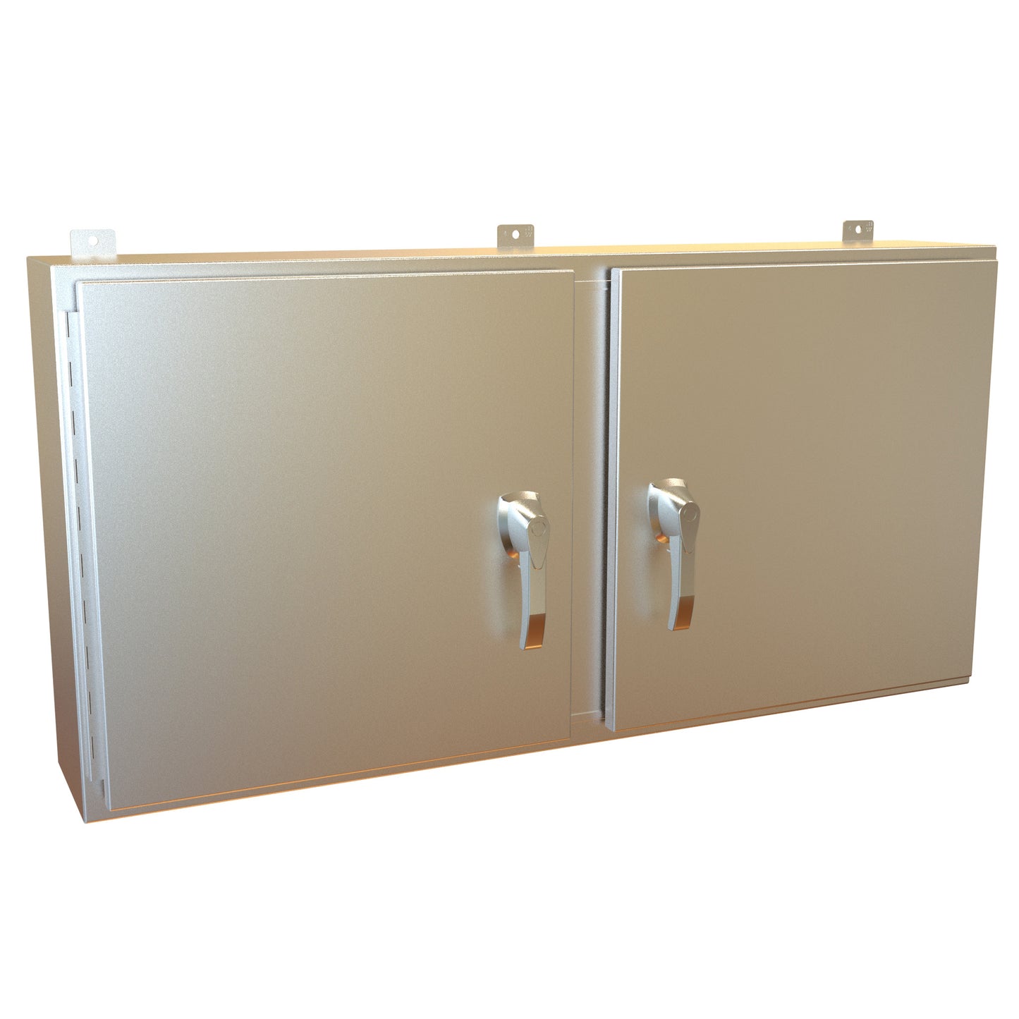 Hammond HN4WM24488SS N4X 2 Door Wallmount Enclosure w/Panel - 24" x 48" x 8" - 304 Stainless Steel