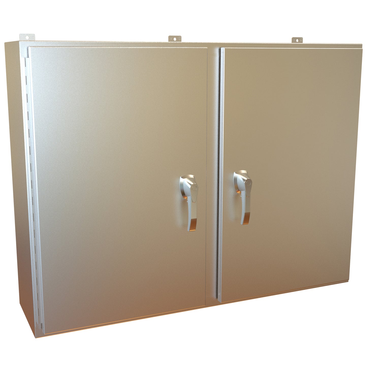 Hammond HN4WM364812SS N4X 2 Door Wallmount Enclosure w/Panel - 36" x 48" x 12" - 304 Stainless Steel