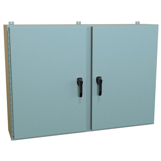 Hammond HN4WM426012GY N4,12 Two Door Wallmount Enclosure 42" x 60" x 12" Steel/Gray