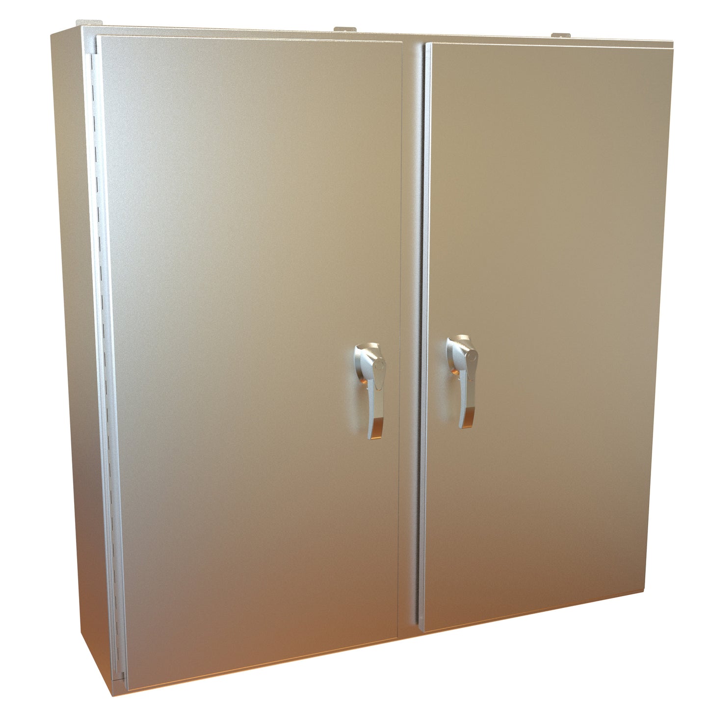 Hammond HN4WM484812SS N4X 2 Door Wallmount Enclosure w/Panel - 48" x 48" x 12" - 304 Stainless Steel