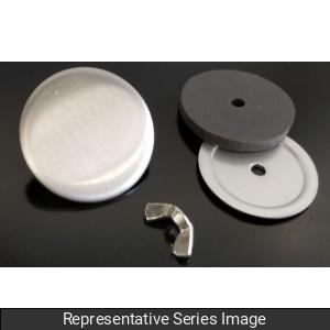 Hammond HP125SSN4 Type 4X 304 Stainless Steel Hole Plug for 1.25" Conduit Opening, Oil-Resistant Gasket, Brushed Natural.