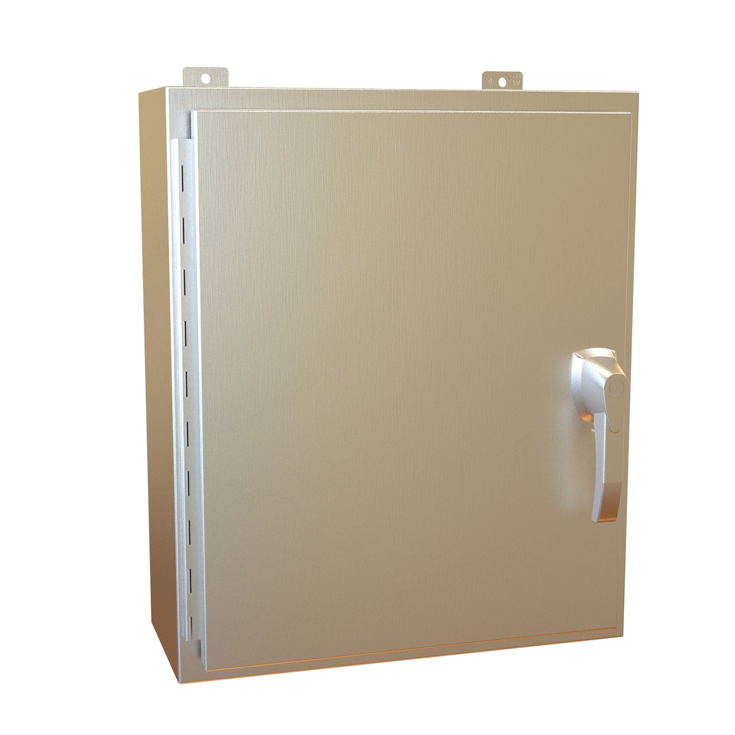 Hammond HW24208SSHK N4X Wallmount Enclosure, Hinged w/Handle - 24" x 20" x 8" - 304 Stainless Steel
