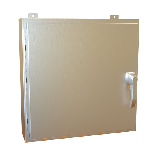Hammond HW24246S16HK N4X Wallmount Enclosure, Hinged w/Handle - 24" x 24" x 6" - 316 Stainless Steel