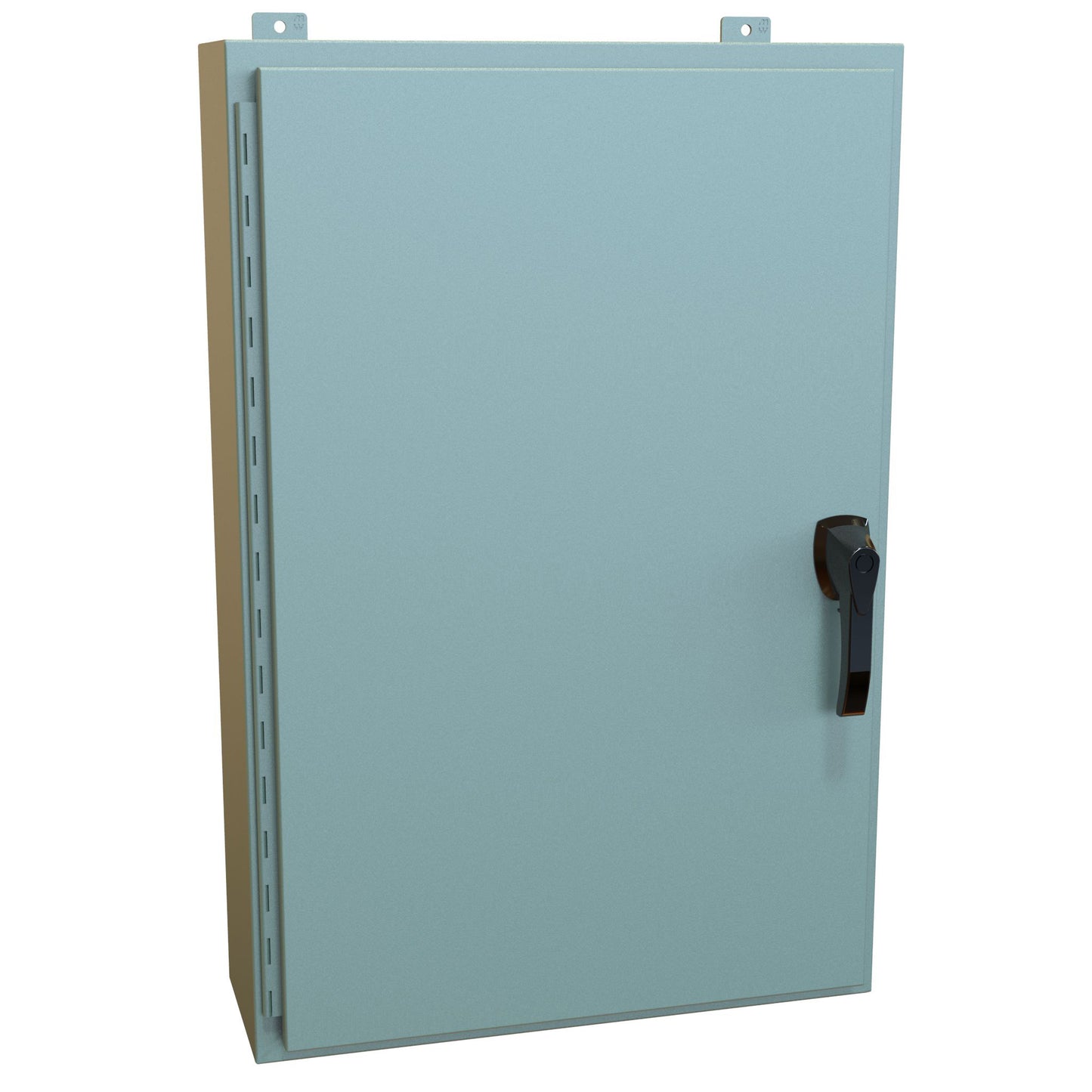 Hammond HW36248GYHK N4, 12 Wallmount Enclosure, Hinged w/Handle - 36" x 24" x 8" - Steel/Gray