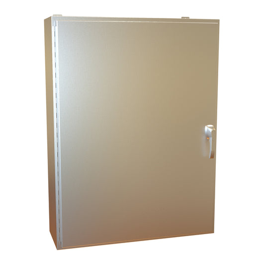 Hammond HW483612S16HK N4X Wallmount Enclosure, Hinged w/Handle - 48" x 36" x 12" - 316 Stainless Steel