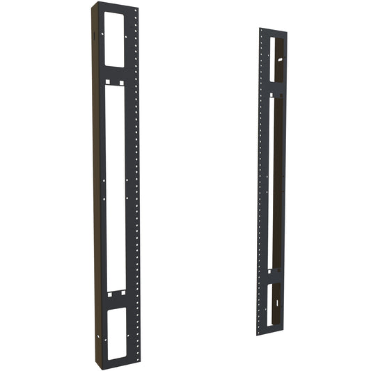Hammond HWC3018UTR 10-32 Threaded Mounting Rail Pair for 30" Wide HWC 18U Wall-Mount Rack Cabinet.