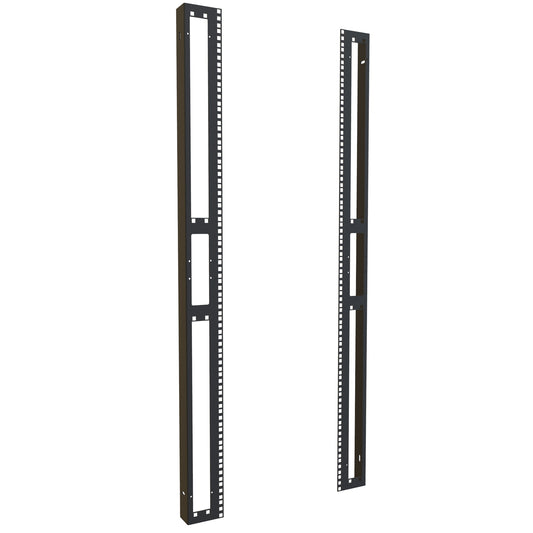 Hammond HWC3027USR Square-Hole Mounting Rail Pair for 30" Wide HWC 27U Wall-Mount Rack Cabinet.