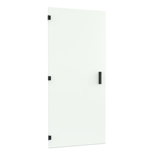 Hammond HWFSD3036UWH Solid Locking Door for 30" Wide HWF 36U Cabinet, White Powder-Coated Steel.