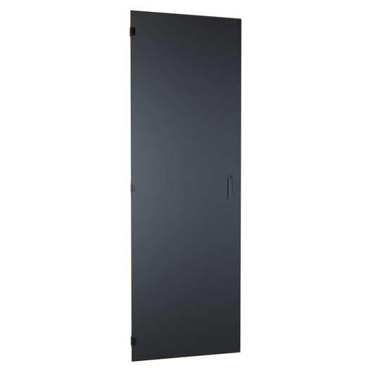 Hammond HWFSD3048UBK Solid Locking Door for 30" Wide HWF 48U Cabinet, Black Powder-Coated Steel.