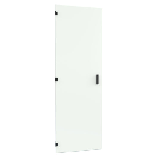 Hammond HWFSD3048UWH Solid Locking Door for 30" Wide HWF 48U Cabinet, White Powder-Coated Steel.