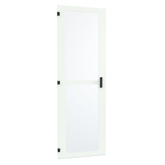 Hammond HWFVD3048UWH Vented Locking Door for 30" Wide HWF 48U Cabinet, White Powder-Coated Steel.