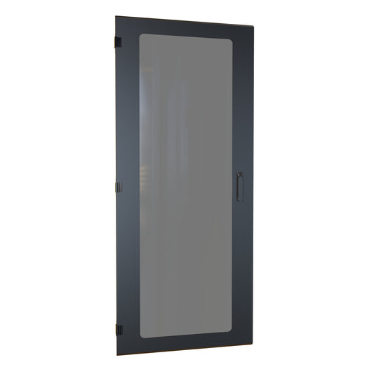 Hammond HWFWD3036UBK Window Locking Door for 30" Wide HWF 36U Cabinet, Black Powder-Coated Steel.