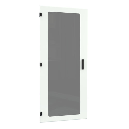 Hammond HWFWD3036UWH Window Locking Door for 30" Wide HWF 36U Cabinet, White Powder-Coated Steel.