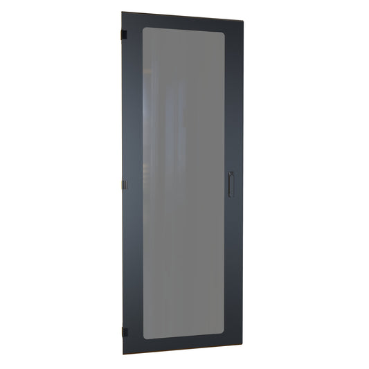 Hammond HWFWD3042UBK Window Locking Door for 30" Wide HWF 42U Cabinet, Black Powder-Coated Steel.