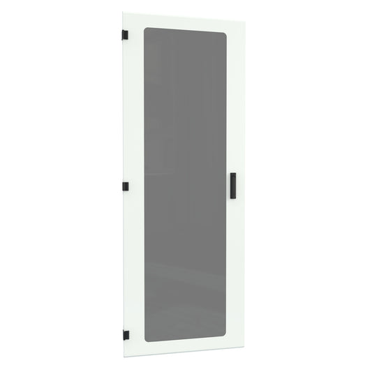 Hammond HWFWD3042UWH Window Locking Door for 30" Wide HWF 42U Cabinet, White Powder-Coated Steel.