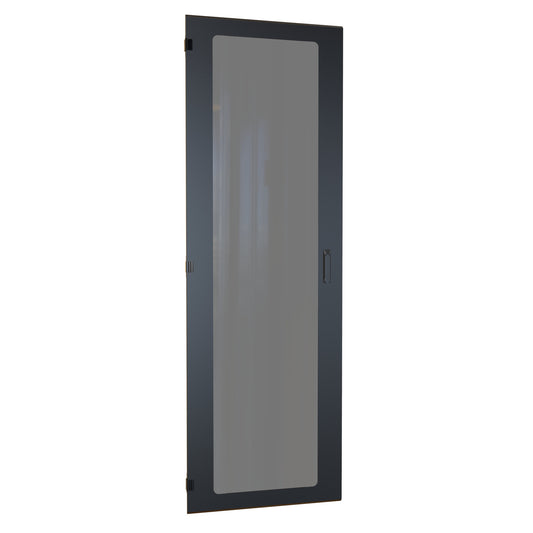 Hammond HWFWD3048UBK Window Locking Door for 30" Wide HWF 48U Cabinet, Black Powder-Coated Steel.