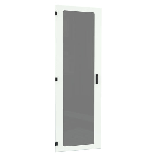 Hammond HWFWD3048UWH Window Locking Door for 30" Wide HWF 48U Cabinet, White Powder-Coated Steel.